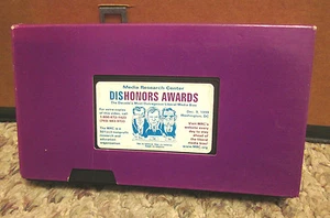 DISHONERS AWARDS Media Research Center 1990s most Liberal bias news stories VHS - Picture 1 of 1