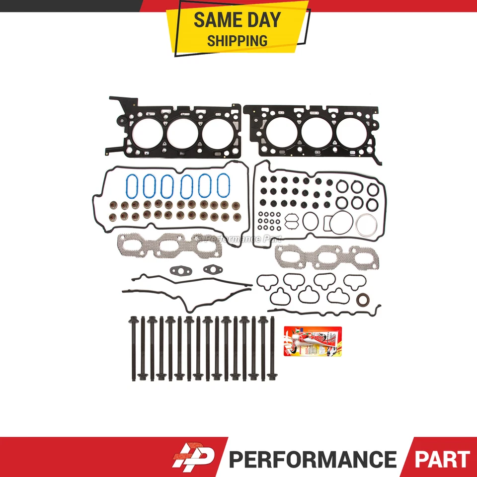 Juego de pernos de junta de culata para 04-06 Mazda Tribute Ford Taurus Mercury 3.0 VIN S AJ Foto 1 de 4