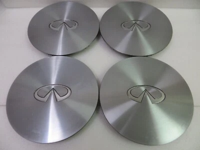 INFINITI J30 93-97 MACHINED / SILVER EMBLEM CENTER CAPS - SET 4 - 40315 10Y10 Foto 1 de 4