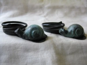 Tag metal snail candleholders - Picture 1 of 8