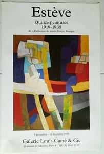 AFFICHE ART - ESTEVE - 1995 - Galerie Louis Carré & Cie - Picture 1 of 1
