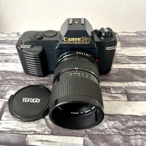 Canon T50 SLR 35mm Film Camera w/ Canon FD 35-70mm F4 Lens! From Japan - Picture 1 of 20
