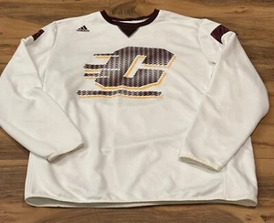 Central Michigan Chippewas Adidas Clima365 Crew Neck Sweatshirt Adult XL - Picture 1 of 5