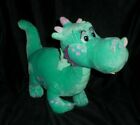 16" Big Disney Sore Sofia Crackle The Green Dragon Stuffed Animal Plush Toy