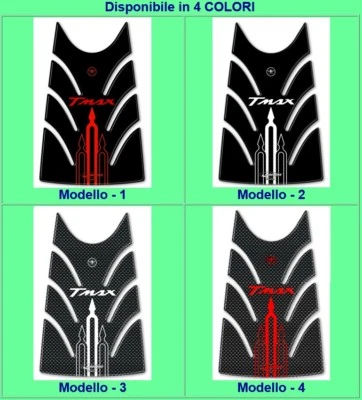 LABELBIKE PROTEZIONE SPORTELLO SERBATOIO TMAX 500 ADESIVO 3D per SCOOTER YAMAHA 2008-2011