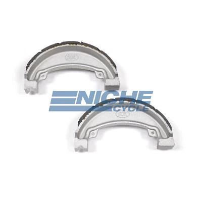 Zapatas de freno traseras ranuradas para Honda NX 650 88-89 Foto 1 de 2
