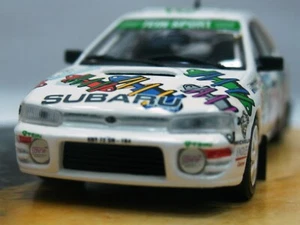 WOW EXTREMELY RARE Subaru Impreza WRX WRC Lieu Winner Indonesia 1996 1:43 Trofeu - Picture 1 of 3