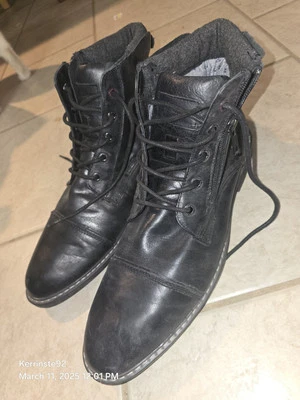 Mark Nason Ankle Boots Mens Size 11 Black Leather - Image 1 of 4