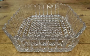 Vintage Square Glass Bowl, Fruit Or Serving Excellent Condition - Picture 1 of 4