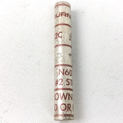 Burndy YS2C Hylink Butt Splice Long 2 AWG Wire Gauge #502700 Brown 2.82" (2pk) - Image 1 of 4