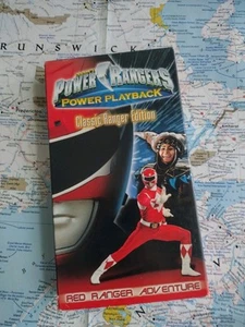 Power Rangers VHS Power Playback Red Ranger Adventure 1 & 2 Rita Repulsa Wannabe - Picture 1 of 7