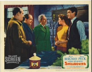 Spellbound 1x ORIGINAL US Lobby Card Ingrid Bergman Gregory Peck Hitchcock 1945 - Imagen 1 de 4