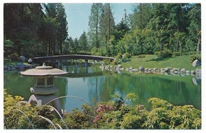 Postal Nitobe Memorial Garden Universidad de Columbia Británica UBC Vancouver BC - Imagen 1 de 2