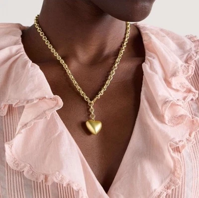 ROXANNE ASSOULIN мини пухлое сердце ожерелье в золоте - Изображение 1 из 4