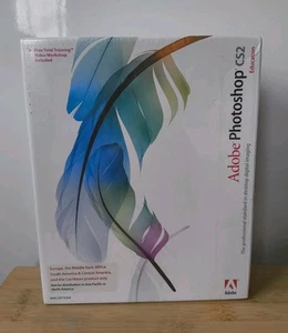 Vintage SEALED Adobe Photoshop CS2 Macintosh EDUCATION software Cd's, 2005 - Photo 1/7