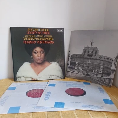 5BB 123-4 Puccini Tosca Leontyne Price Di Stefano Karajan 2 LP box - Image 1 of 4
