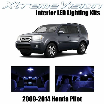 LED interior XtremeVision para Honda Pilot 2009-2014 (16 piezas) azul Foto 1 de 4