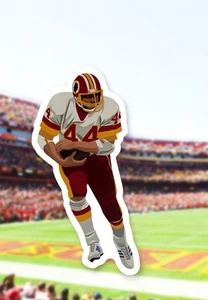 Custom Football Running Back #44 Magnet- Sports Fan Artwork Fridge Locker - Picture 1 of 1