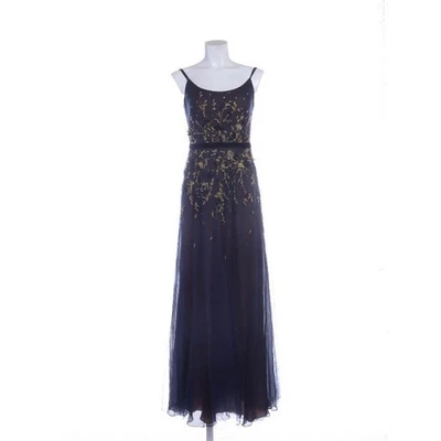 Abendkleid Marchesa Notte Blau Metallic 36 US 6 Neu - Bild 1 von 4