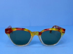 VTG WILLSON Sunglasses Frames Green Tint Lens USA 1950-60's - Picture 1 of 8