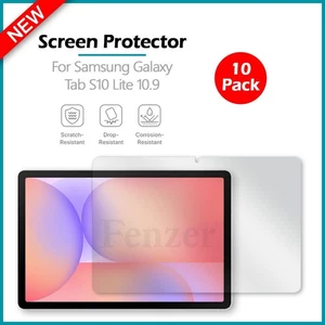10-Pack LCD Ultra Clear HD Screen Protector for Samsung Galaxy Tab S10 Lite 10.9 - Picture 1 of 4
