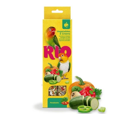 RIO - Sticks für Großsittiche mit Gemüse & Kräutern - 2x 75 g - Vogelsnacks - Bild 1 von 4