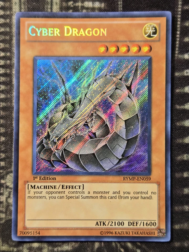 CYBER DRAGON - Secret Rare MP Moderate Play 1st Edition RYMP-EN059 - Image 1 of 1