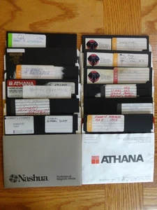 Vintage Posten 12 Disketten 5,25 Seriendruck Word Star Easy Writer Assistent + - Bild 1 von 7