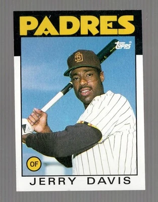 1986 Topps Jerry Davis San Diego Padres #323 Near Mint or Better - Image 1 of 2