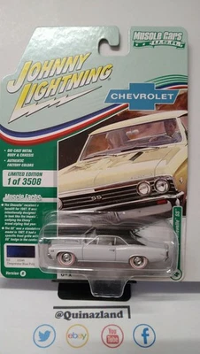Johnny Lightning Muscle Car EE. UU. 1967 Chevy Chevelle SS Chase Wite (NG64) - Imagen 1 de 2