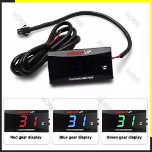 For KOSO Motorcycle Thermometer Instruments Temp Temperature Digital Display New - Picture 1 of 19