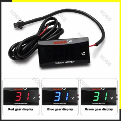 For KOSO Motorcycle Thermometer Instruments Temp Temperature Digital Display New - Image 1 of 4