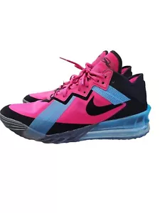 Size 14 - Nike LeBron 18 Low Neon Nights - Picture 1 of 6