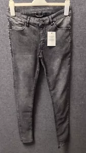 Asos Extreme Super Skinny Jeans Grey W32 L34 LN052 HH 04 - Picture 1 of 5