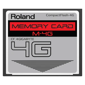 4GB Roland M-4G CompactFlash CF Memory Card for V-Synth, TD-20, Fantom X6, X7, + - Picture 1 of 4