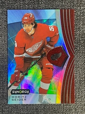 Moritz Seider 2023-24 Upper Deck Synergy Hockey Base #46 Unscratched Bounty - Image 1 of 2