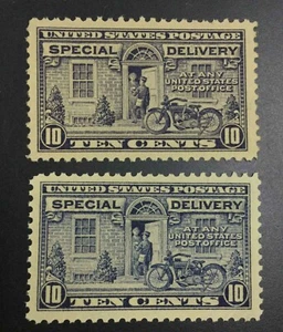 MOMEN: US STAMPS #E12,E12a SPECIAL DELIVERY MINT OG NH VF/XF LOT #75713* - Picture 1 of 2
