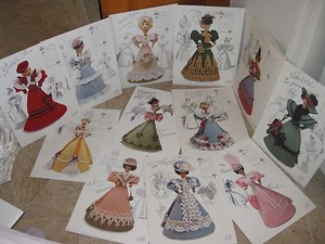 ANNIES' ATTIC ~ patrones de ganchillo para VESTIDOS DE CAMA MUÑECA COLECCIÓN 1994 - Imagen 1 de 12