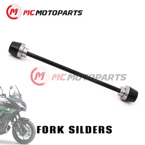 TITANIUM Billet Wheel Fork Sliders Protector For Kawasaki Z900RS Cafe 2018-2019 - Picture 1 of 5