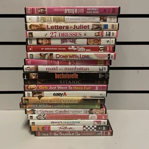 Pink DVD Movies - Titanic-pretty In Pink-pretty Woman- 16Candles - UNTESTED - Picture 1 of 8