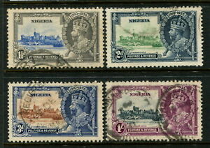 Nigeria - 1935 Silver Jubilee Set SG 30/33 VFU Cv £ 55 [B7935]