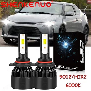 For Scion tC 2014 2015 2016 2x 9012 LED Headlight Hi/Low Beam Bulbs 6000K White - Bild 1 von 14
