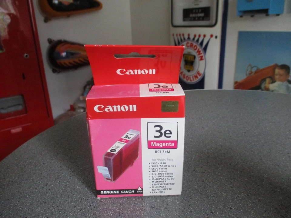 PRINTER INK CANNON 3e magenta  NEW IN BOX WW SHIPPING - Image 1 of 1