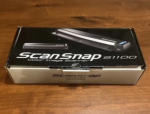 Fujitsu ScanSnap S1100 USB Mobile Scanner PC/MAC In Original Box (PA03610-B005) - Picture 1 of 3