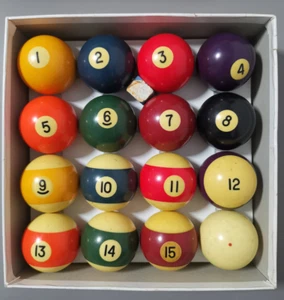 Billardkugeln  50 mm Aramith Standard mit Box Made in Belgien Vintage 70er 80er - Bild 1 von 17