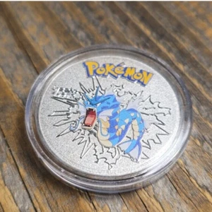 Pokemon Gyarados Silver Collectible Coin - Picture 1 of 5