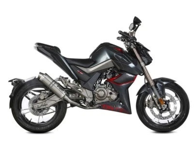 Komplette Auspuffanlage Storm by Mivv Gp Stahl Zontes ZT 125 U  2021   2024 - Bild 1 von 4