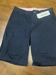 Girls Cat & Jack Navy Blue School Uniform Shorts 14 NWT - Picture 1 of 2