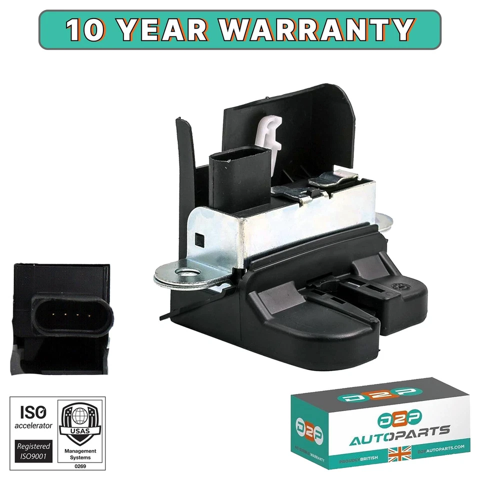 Tailgate Boot Lock Latch Catch Actuator for VW Golf Mk5 6 Touran 3c5 PASSAT B6