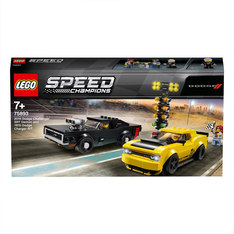 LEGO SPEED CHAMPIONS: 2018 Dodge Challenger Srt Demon  1970 Dodge Charger R/T  - Bild 1 von 1